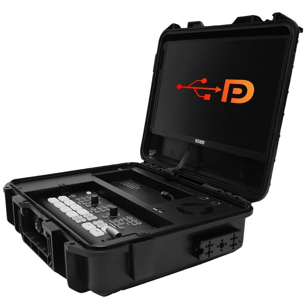 Osee GoStream Duet - Switcher todo en uno con monitor 14" y entradas HDMI/SDI/USB-C XH-Duet All