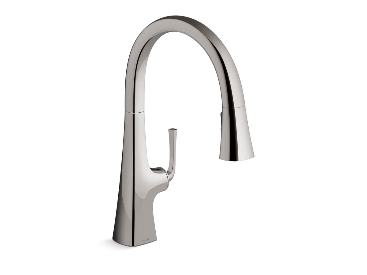 Kohler 22062-TT Grifo de Cocina Graze, Vibrant Titanium