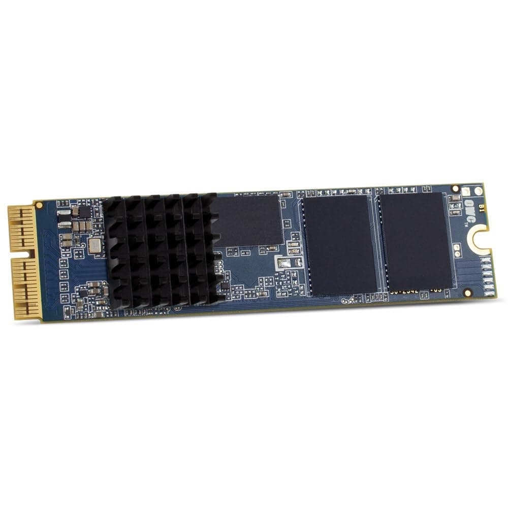 OWC SSD Aura Pro X2 2.0TB (GEN 4) Solución completa de actualización compatible con Mac Pro (final 2013), actualización NVMe de alto rendimiento, incluye herramientas, disipador y carcasa Envoy Pro OWCSP4P1T1MP20K