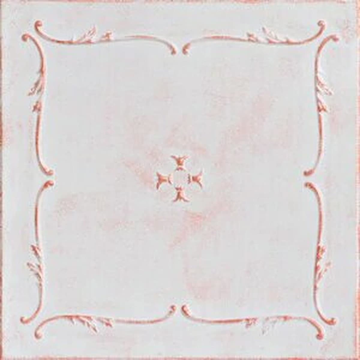 À LA MAISON CEILINGS R05 Spring Buds Foam Glue-up Ceiling Tile, Pack of 96, White Washed Copper R24-96pw