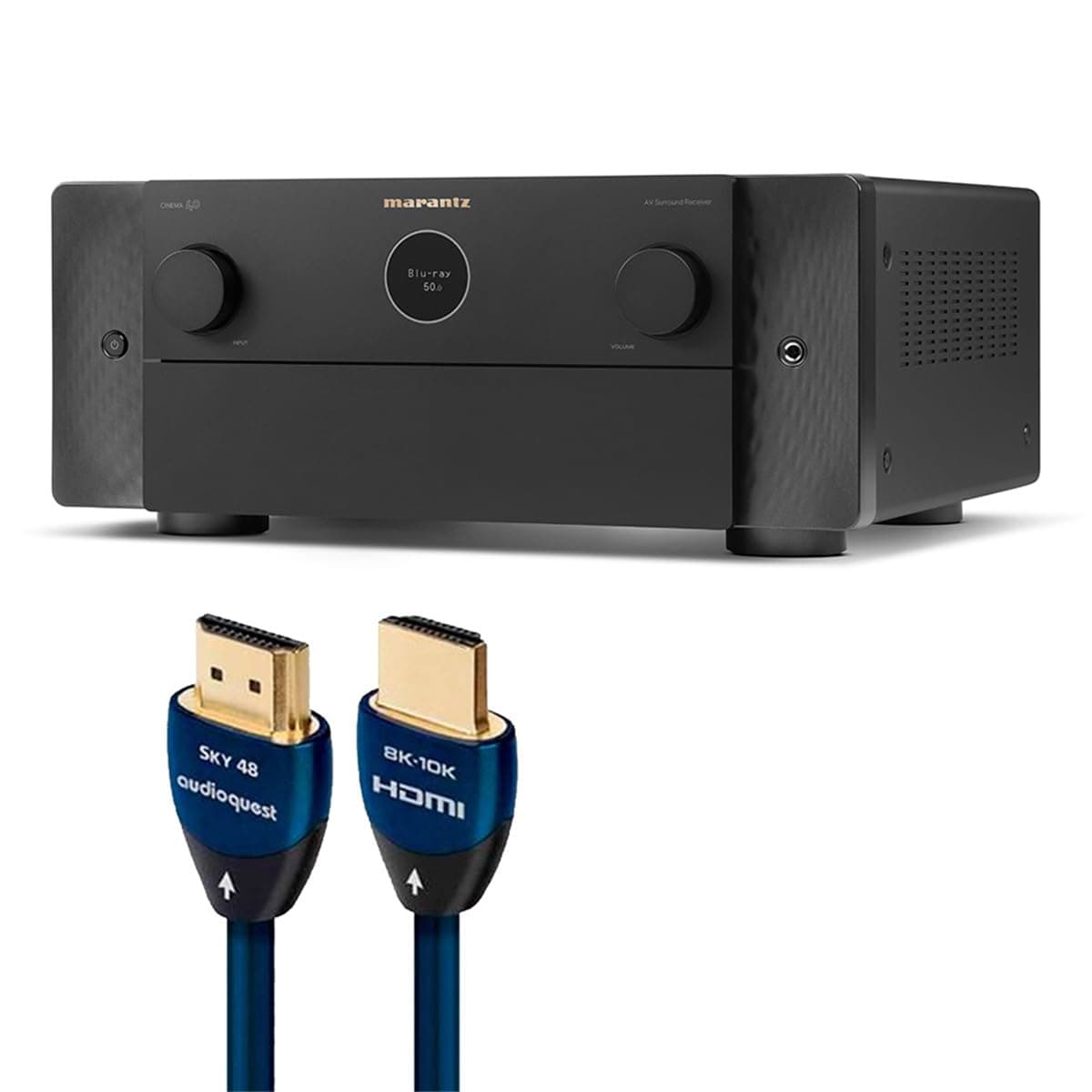 Marantz Cinema 40 receptor de 9.4 canales y cable HDMI AudioQuest Sky 3m (Negro) CINEMA40+SKY3M