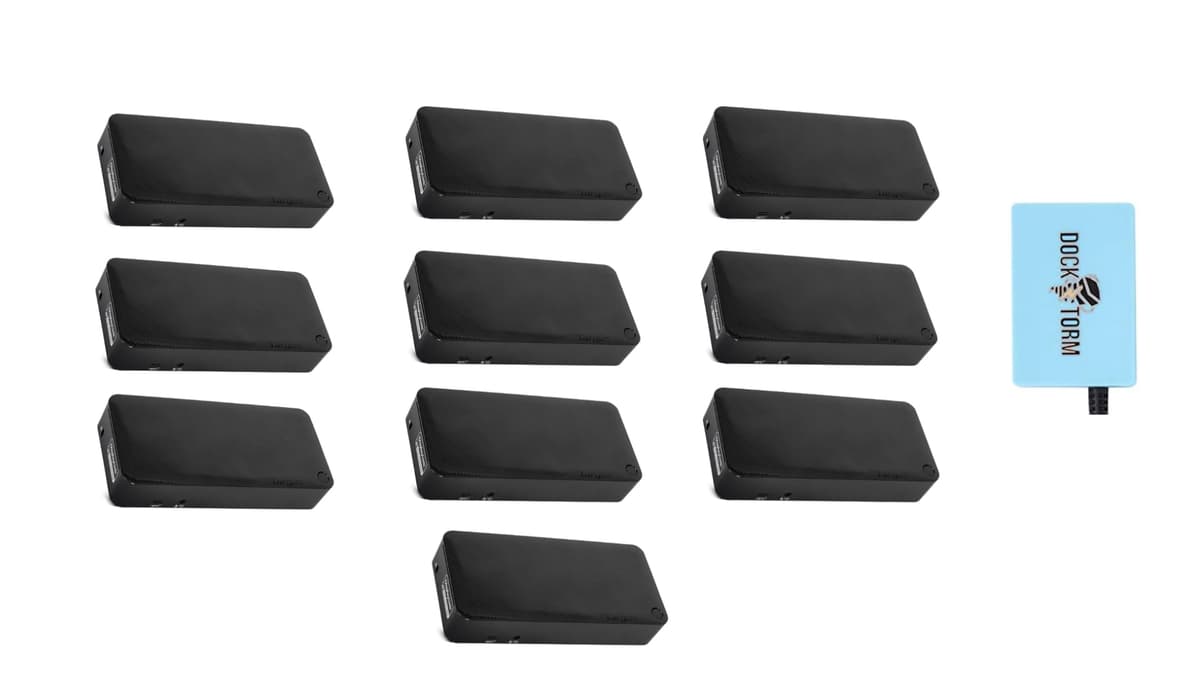 Targus USB-C Universal Docking Station con Power Delivery 100W, 2xDP, 2xHDMI, RJ-45,4xUSB, Bundle 10 Pack