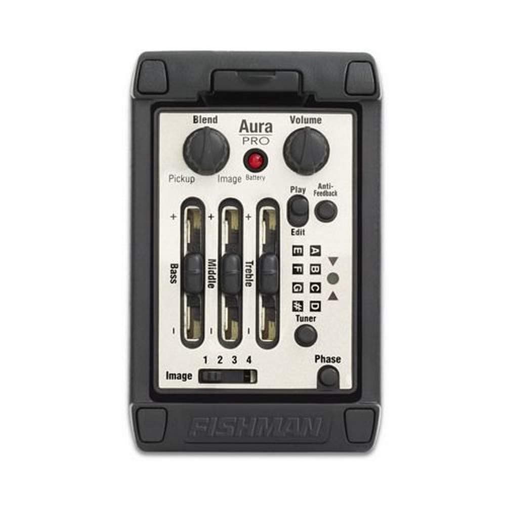 Fishman Aura Pro - Sistema de pastilla Aura formato ancho para guitarra acústica LFSHMATP81