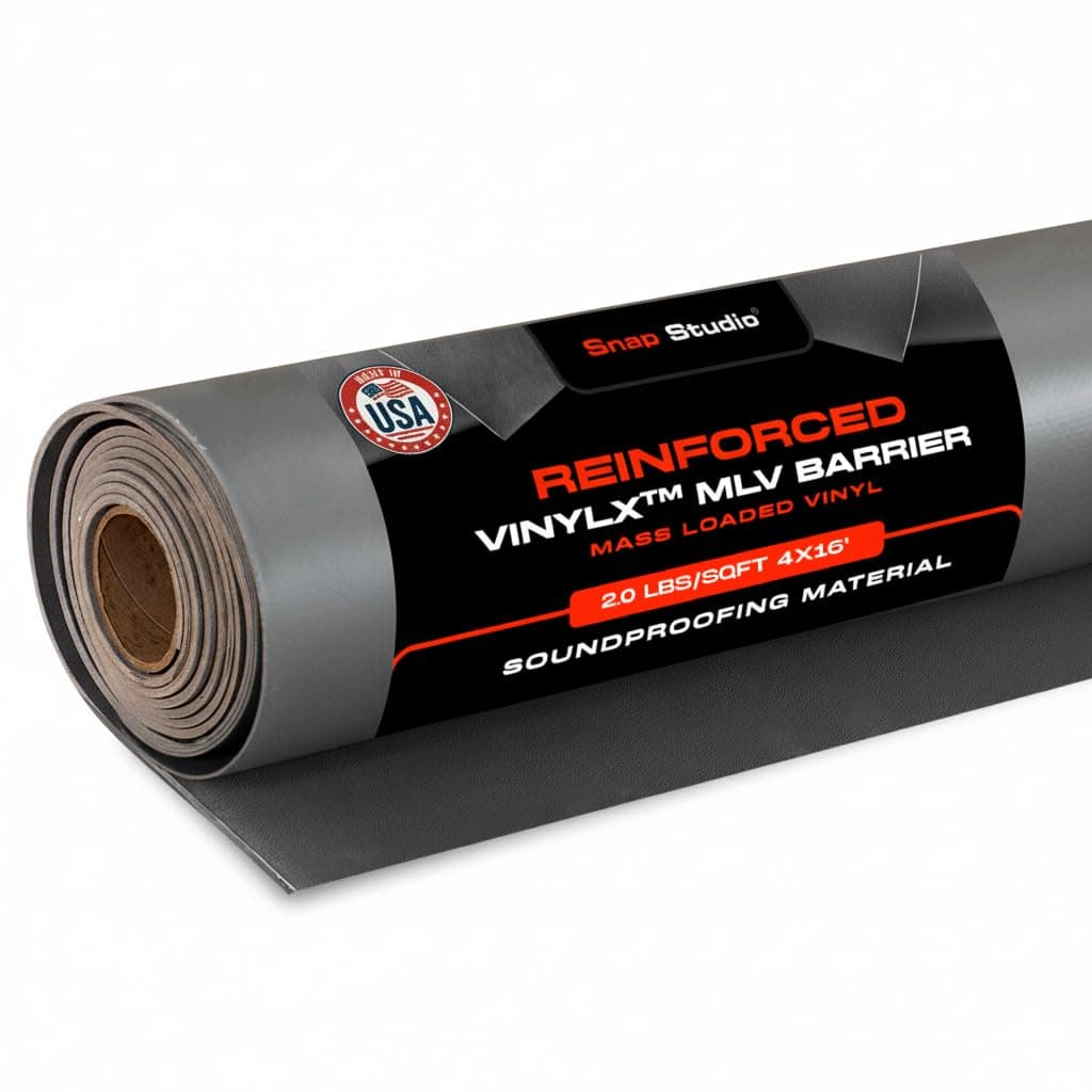 Snap Studio VinylX Reinforced Mass Loaded Vinyl (MLV) 2.0 lb/sq ft, 48" x 16'