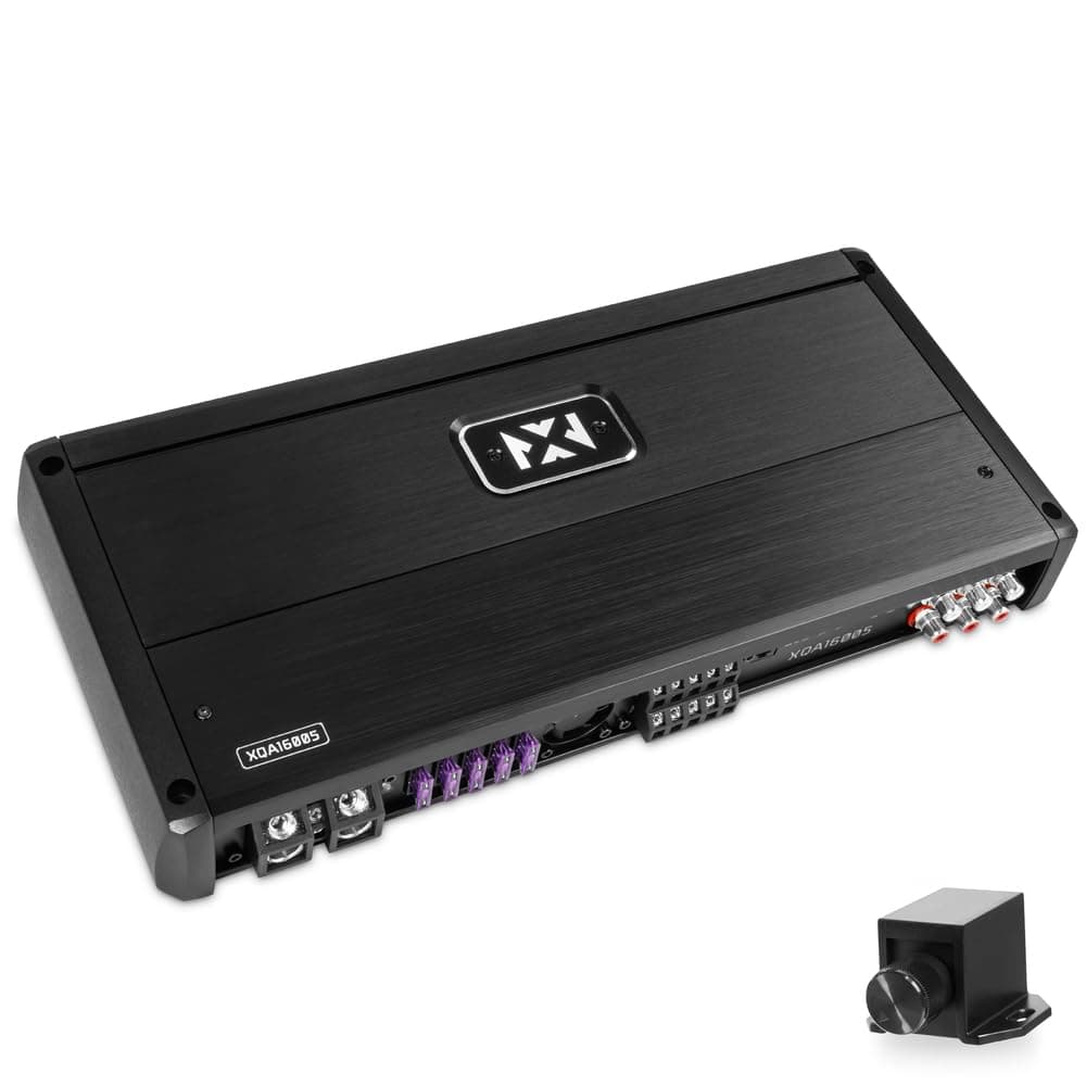 NVX XQA16005 Amplificador XQ-Series 5 Canales 1600W RMS con X-Boost y Control de Bajo Cableado