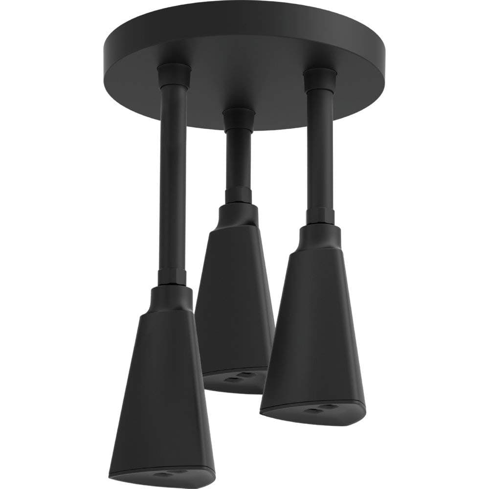 Delta H2Okinetic 57140-BL Cabezal de ducha montado en techo, acabado Matte Black