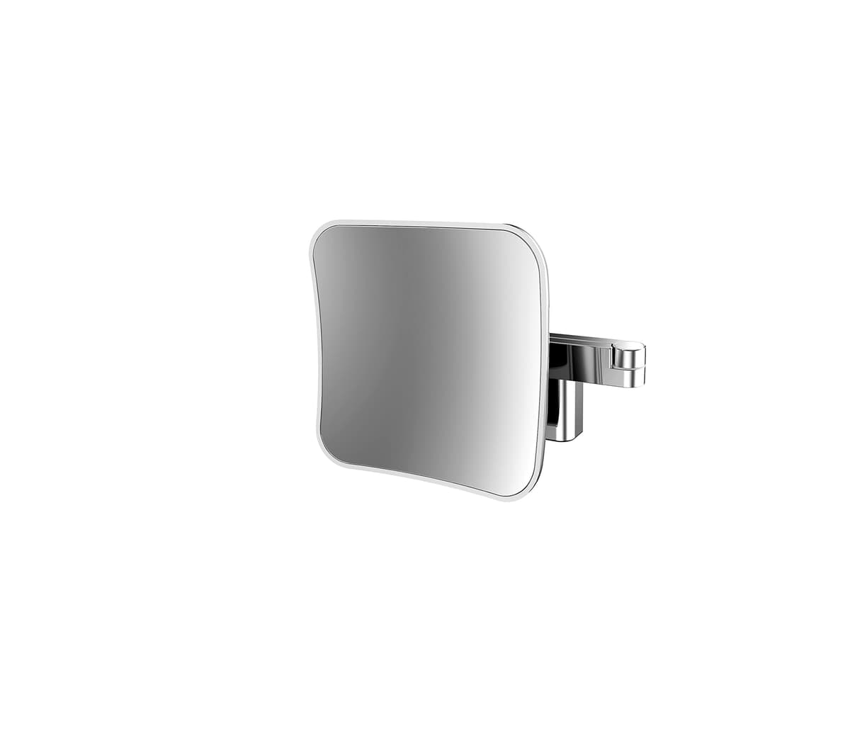 Emco EVO LED Cosmetic & Shaving Mirror Square, 5x, Dimmable 109506050