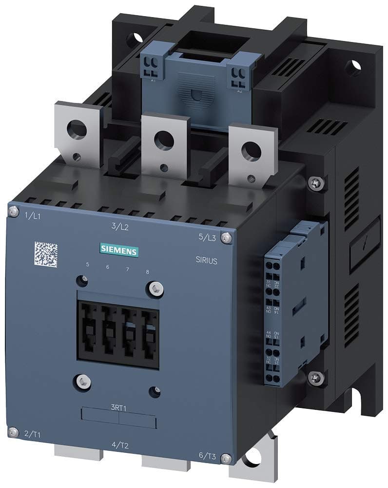 Siemens 3RT10 66-2AF36 Motor Contactor 3 polos S10 con bornes muelle y 2 NO + 2 NC
