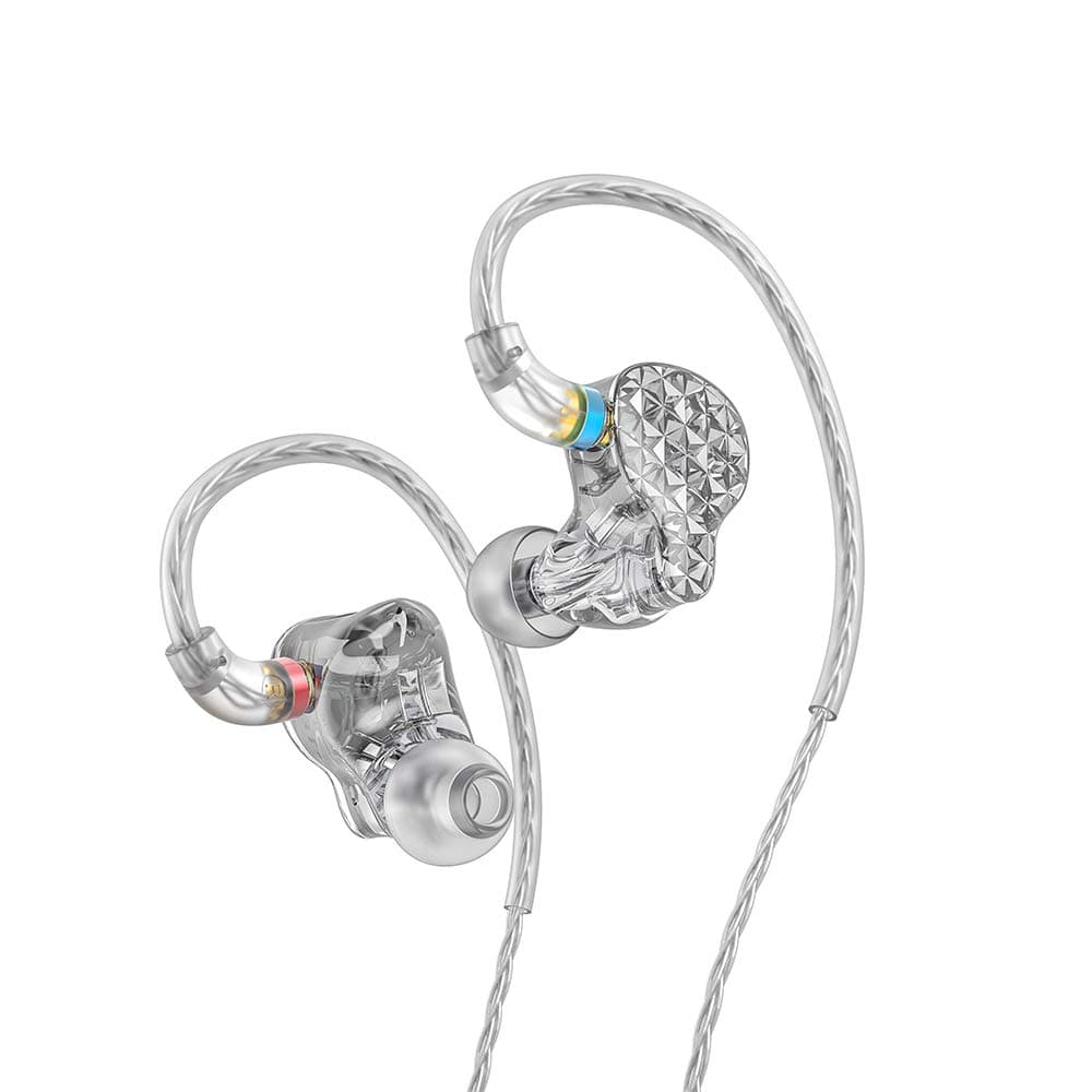 FiiO FA9 - Auriculares in-ear HiFi 6BA con cable MMCX desmontable (Clear) FIIO-FA9-CL