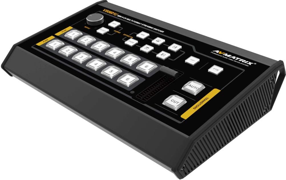 Lilliput AVMATRIX VS0601U Conmutador de streaming 6 canales SDI/HDMI Mini