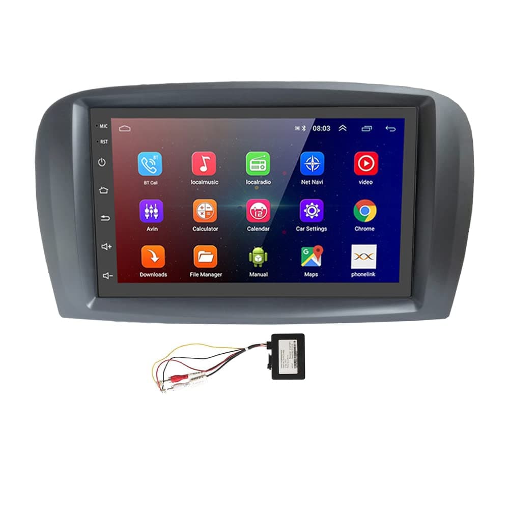 XISEDO Android 10.0 Autoradio 7" con decodificador de fibra para Mercedes Benz SL R230 (2001-2004) XM1W02-BENZ SL-8.0-6.2inch