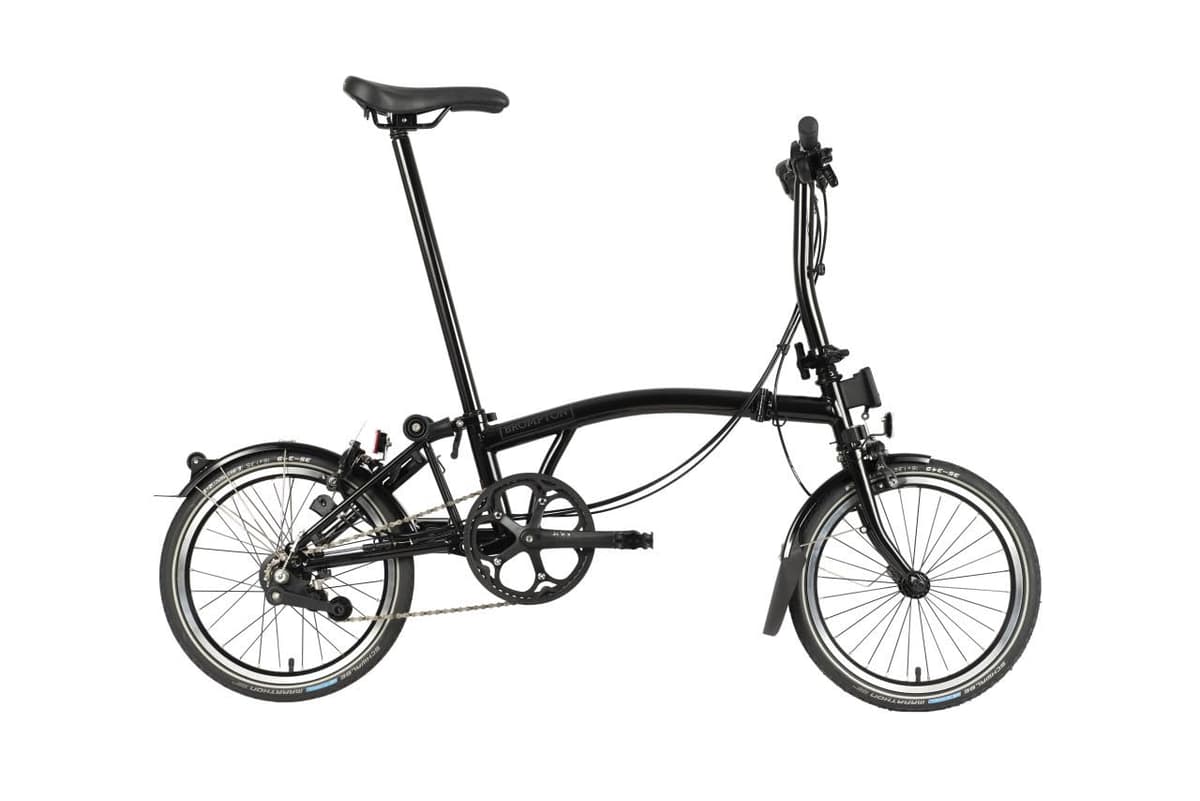 Brompton C Line Bicicleta Plegable de 6 Velocidades (Negra, Baja) S6L0BBB06B00R000B0050125BBBB00