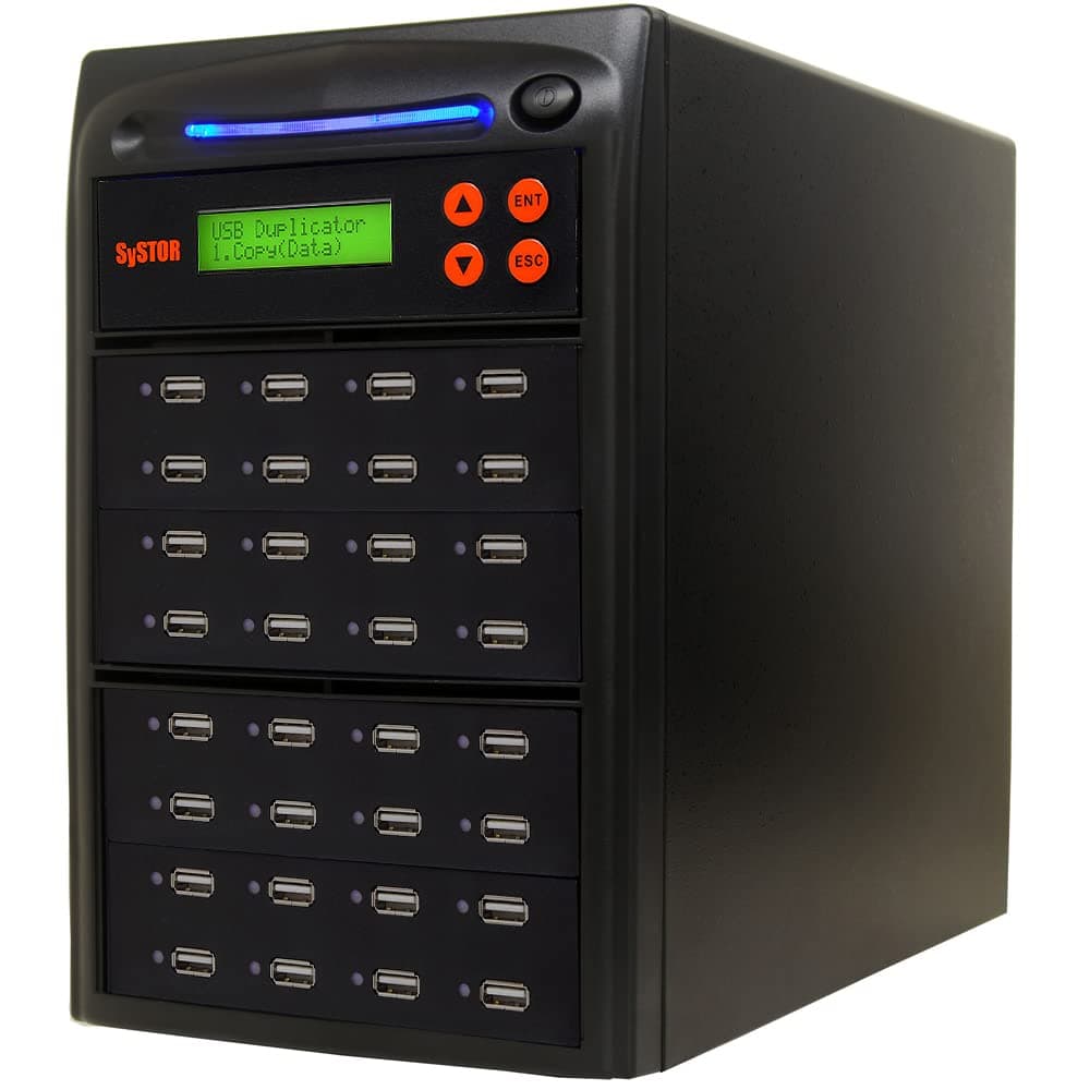 Systor 1 a 31 Duplicador USB - Copia y sanitiza unidades USB de forma independiente (SYS-USBD-31)