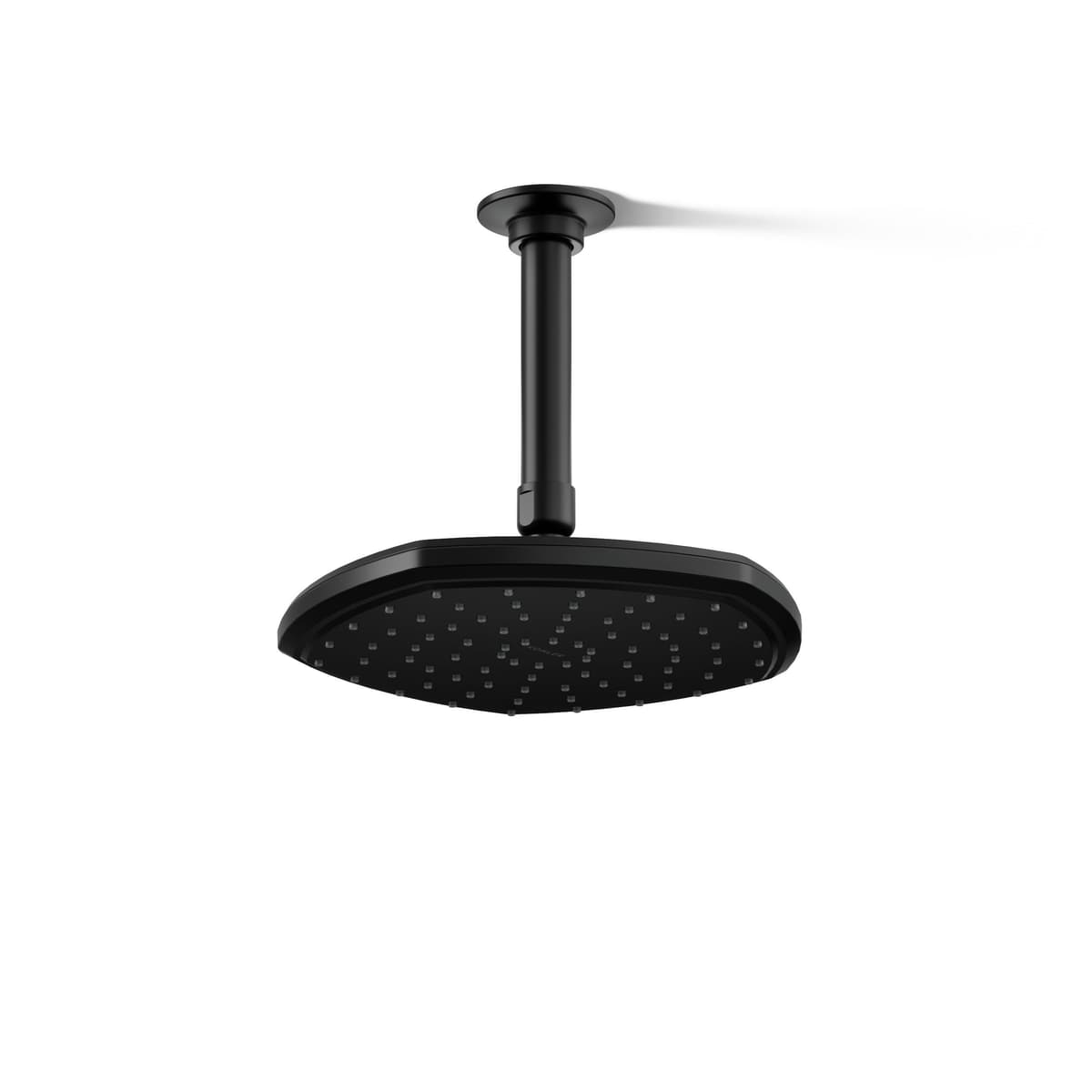 Kohler 27051-G-BL Rainhead Occasion 8" Pentagonal, 1.75 gpm, Negro Mate