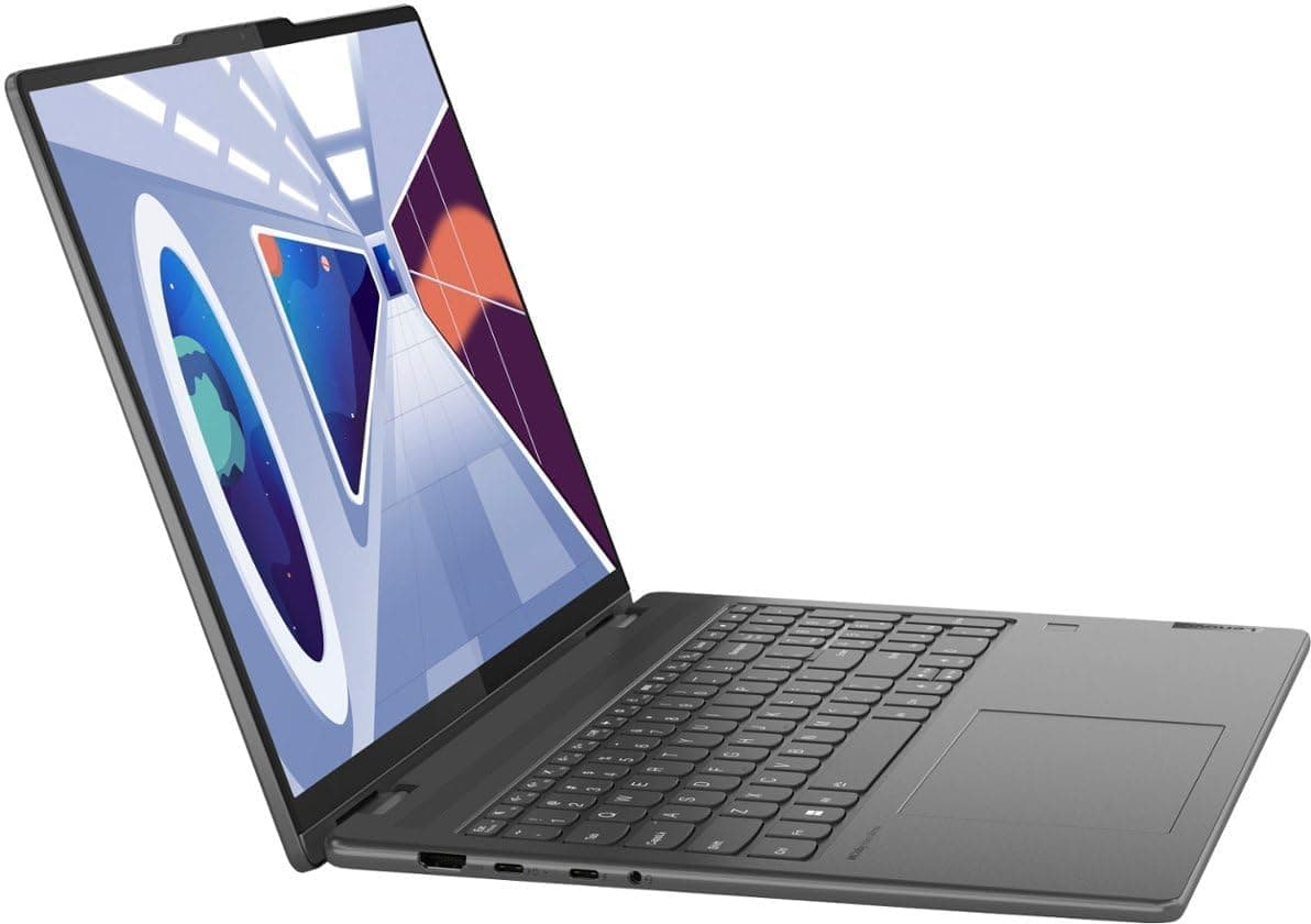 Lenovo | Yoga 7i Intel Core i7-1355U 16" WUXGA 2 en 1 Laptop táctil 16GB RAM 512GB SSD Gris Storm 82YN0002US