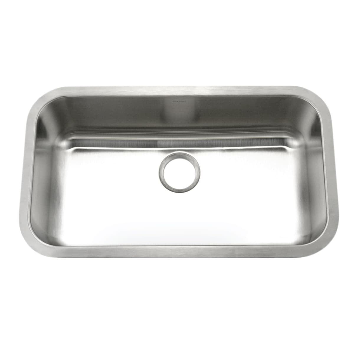 Houzer Eston - Fregadero de acero inoxidable 32" undermount, cubeta simple STL-3600-20
