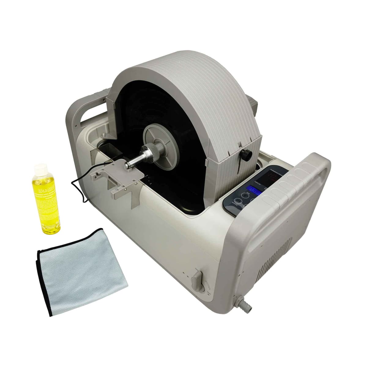 iSonic P4875-NH+MVR10-PRO Limpiador ultrasónico de vinilos 10 LP con filtro y secado por giro
