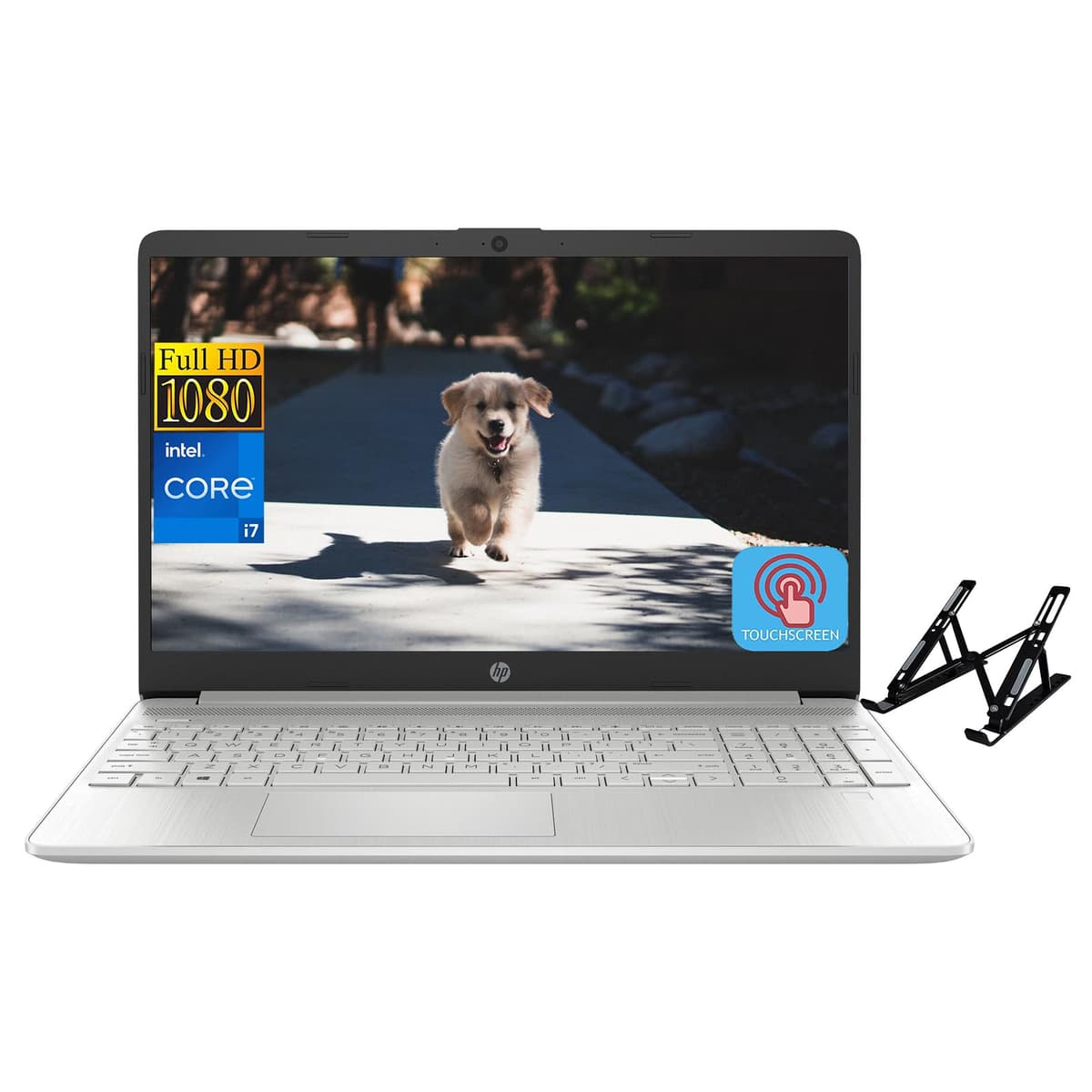 HP Slim Notebook con pantalla táctil 15.6" FHD - Intel Core i7-1255U, hasta 64GB RAM, 2TB SSD, Windows 11 Pro, Office Lifetime HP Laptop