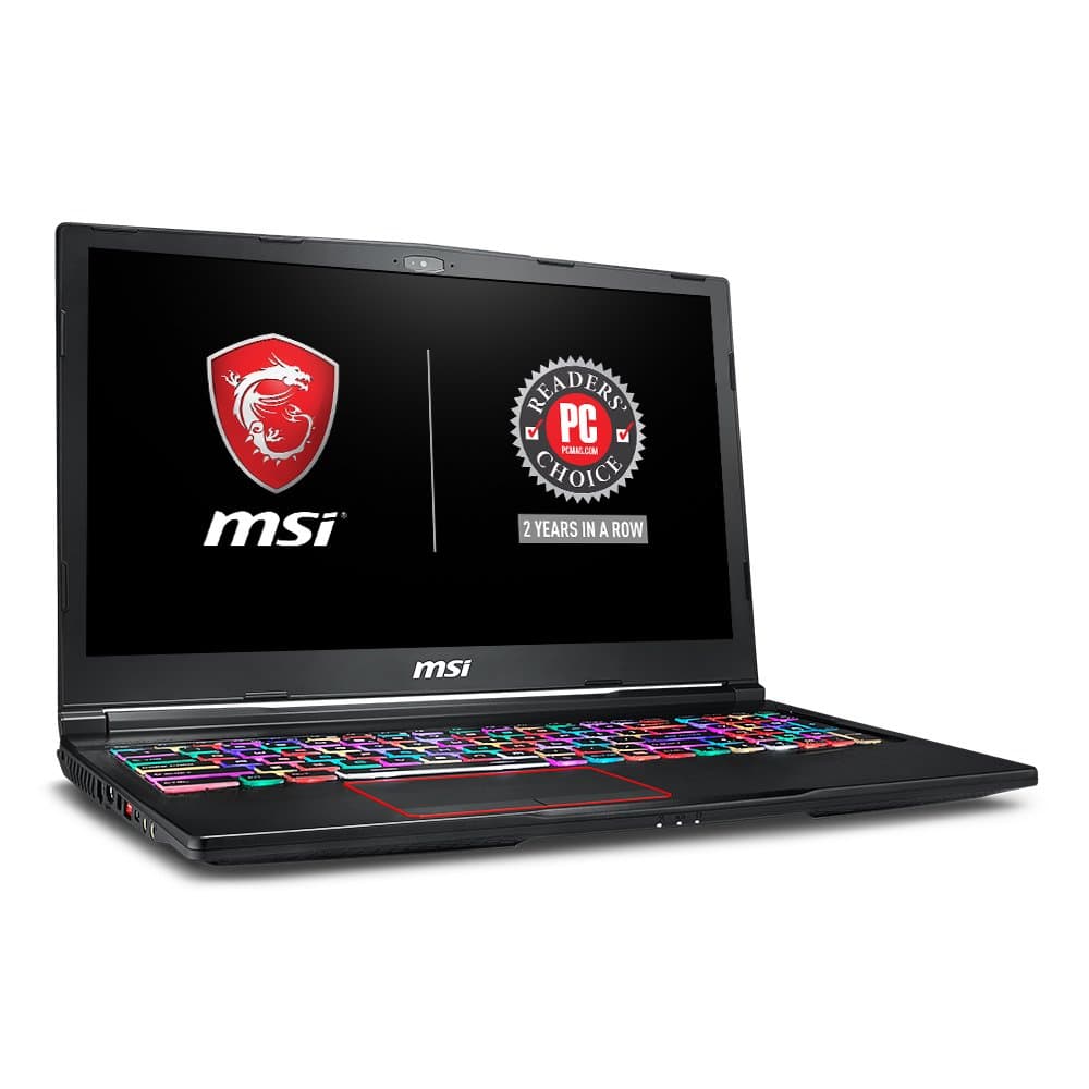 MSI GE63 Raider RGB-012 15.6" Gaming Laptop GTX 1060 i7-8750H 16GB 128GB+1TB