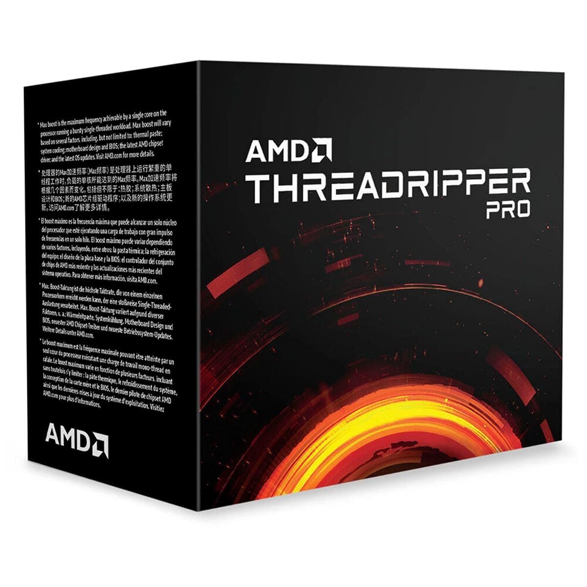 AMD Ryzen Threadripper PRO 3955WX procesador de 16 núcleos y 32 hilos para estaciones de trabajo 100-100000167WOF
