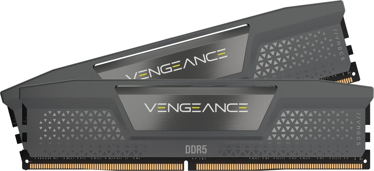 CORSAIR Vengeance DDR5 96GB (2x48GB) 6000MHz CL36, 1.4V, AMD EXPO / Intel XMP 3.0, gris (CMK96GX5M2E6000Z36)