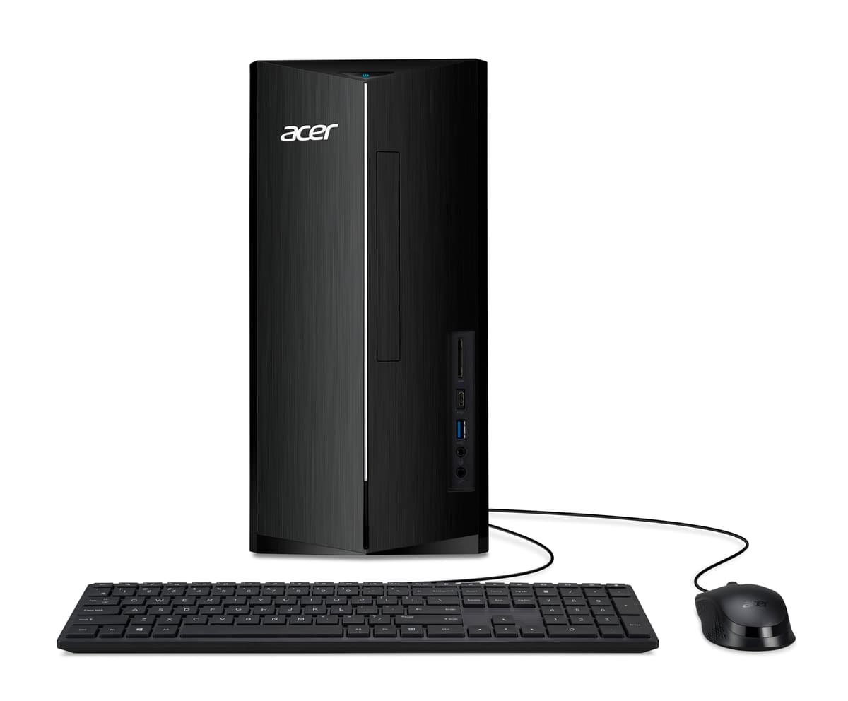acer Aspire TC-1780-UA92 Desktop | Procesador Intel Core i5-13400 de 13.ª generación de 10 núcleos | 8GB DDR4 3200MHz | SSD M.2 2280 PCIe Gen 4 de 512GB | Lector de tarjetas SD | Intel Wi-Fi 6E AX211 | Windows 11 Home, Negro DT.BK9AA.003