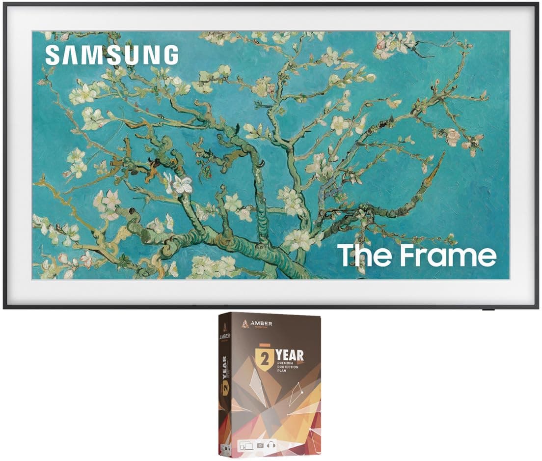 Samsung QN32LS03CBFXZA Televisor inteligente QLED The Frame de 32 pulgadas con Modo Arte y Plan de Protección Ámbar por 2 años (2023) BNDL_QN32LS03CB-WRTY2-AMBER-SC
