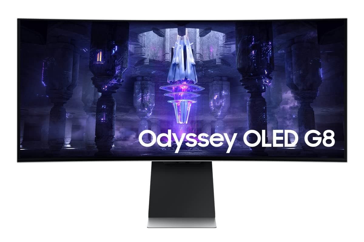 SAMSUNG Monitor Curvo Odyssey G85SB de 34 pulgadas QD-OLED Ultra WQHD para Gaming, 175Hz, 0.03ms, DisplayHDR True Black 400, AMD FreeSync Premium Pro (Reacondicionado) LS34BG850SNXZA