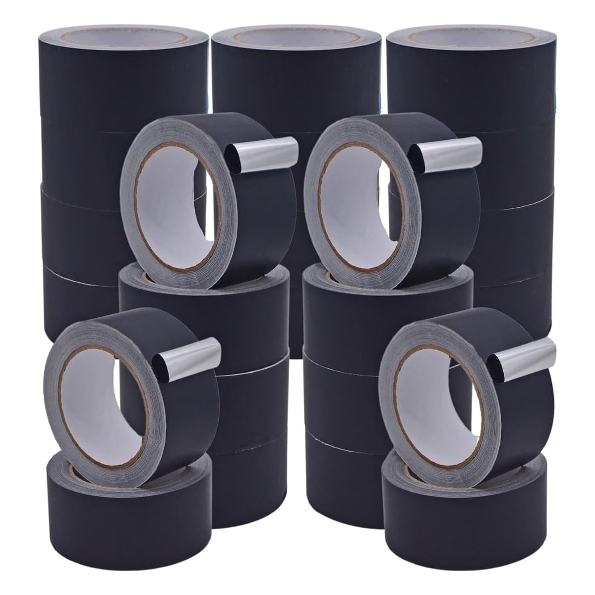 WOD AF-20A-B Cinta de Aluminio Matte 2 in x 27 yds - Uso General, Resistente Hot & Cold (Pack de 24)