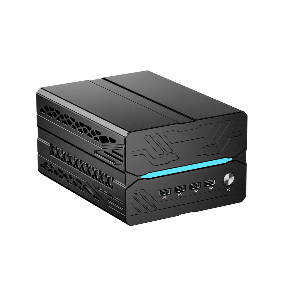 msecore MV10 Mini computadora de escritorio con Intel i9-14900F, 64GB DDR5, 4TB PCIe 4.0 SSD y RTX 5060