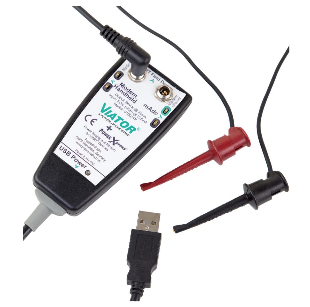 Pepperl + Fuchs VIATOR USB HART Modem Interface con Power Xpress HM-PF-USB-PWRX-010031P