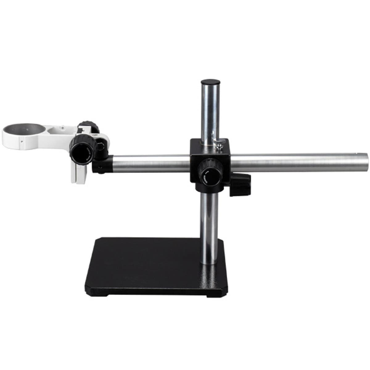 AmScope BSS-140-FR Soporte de brazo simple reforzado con cremallera de enfoque de 75 mm