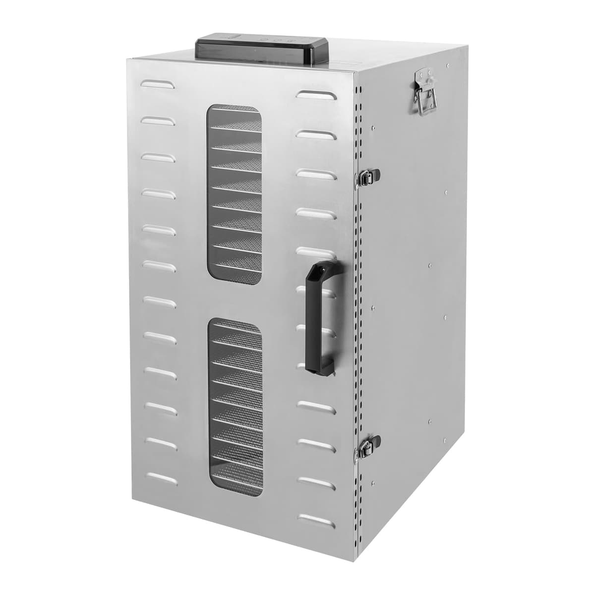 GXFCHYL Máquina Deshidratadora Comercial de Alimentos 22 Bandejas Gran Deshidratador de Alimentos para Cecina Deshidratador de Acero Inoxidable Temperatura Ajustable 86-194℉ Temporizador 0-24 H Protección contra Sobrecalentamiento (22 Bandejas) JJFTXH-001300US