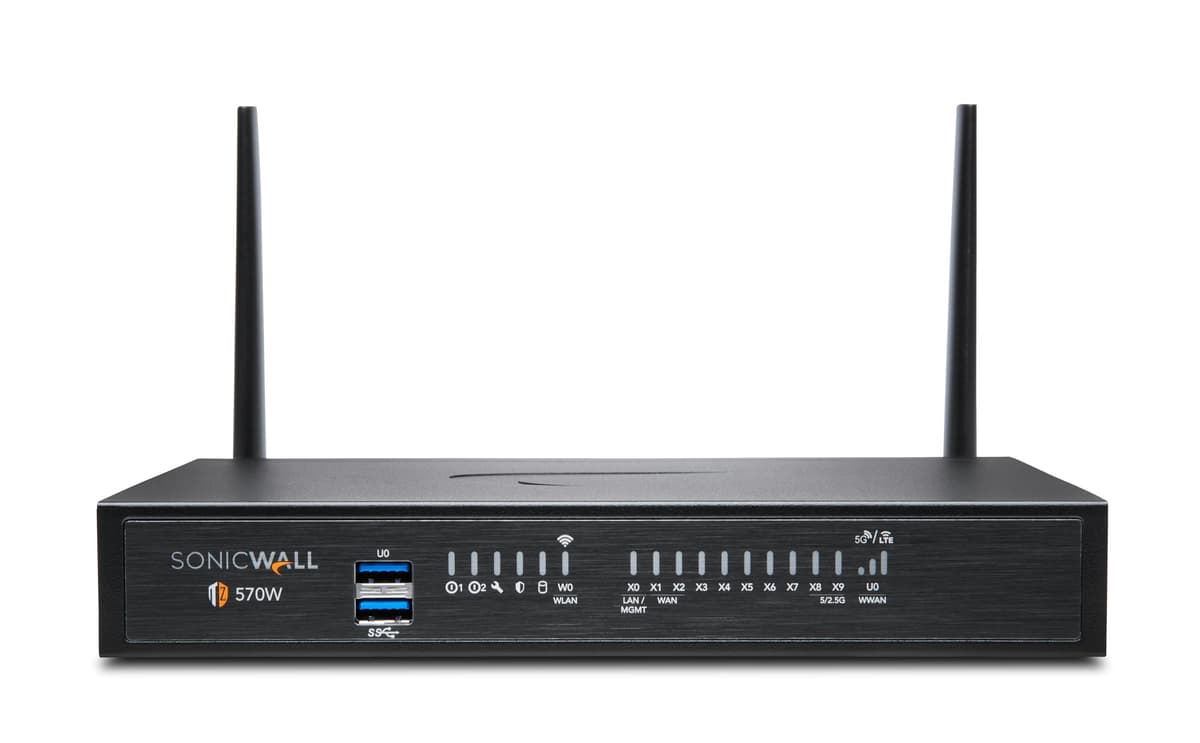 SonicWall TZ570W Total Secure - 1 Año Advanced Edition (02-SSC-5678) | TZ570W Wireless Network Security Appliance