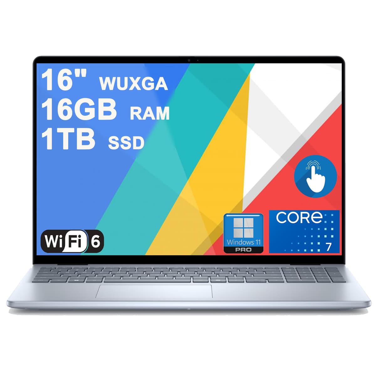 Dell Inspiron 16 5640 Laptop Empresarial 16" WUXGA IPS Táctil (100% sRGB) Intel Core 7 150U de 10 núcleos 16GB DDR5 1TB SSD Retroiluminado Huella Cámara de Privacidad FHD ExpressCharge Win11Pro
