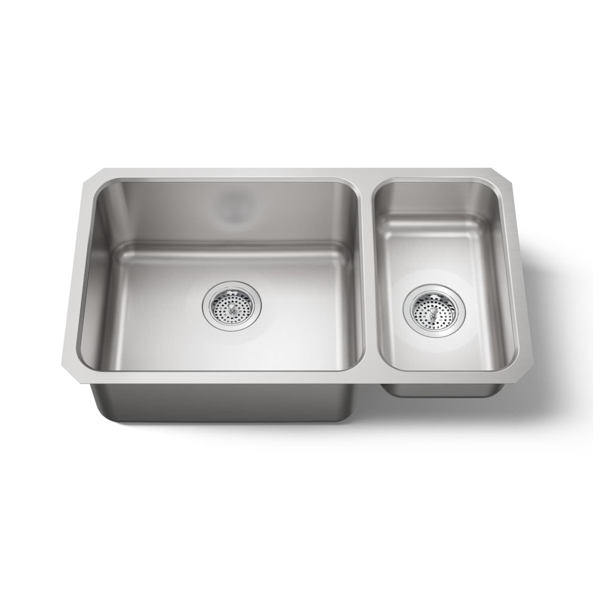 Kohler Undertone Lavabo de montaje superficial de borde alto/borde bajo, orificio para grifo a la derecha K-3174-NA