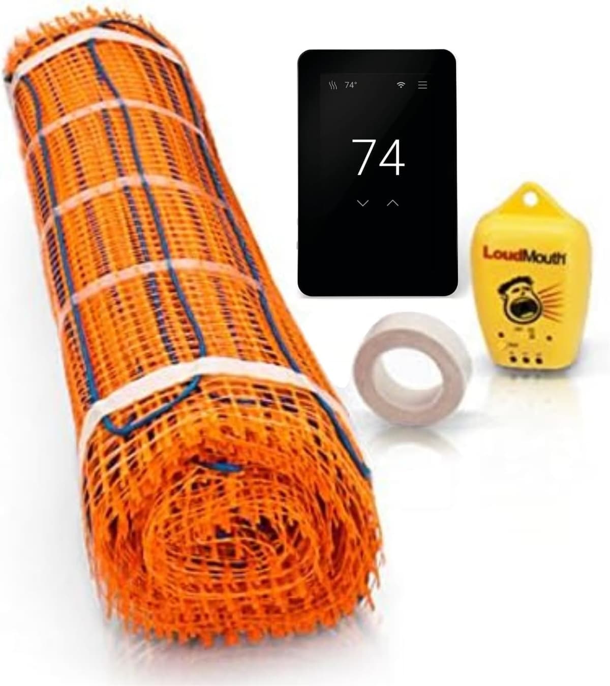 SunTouch TapeMat Heating Kit 60 Sq Ft con Termostato Command Touch 120V TapeMat Electric Radiant Floor Heating