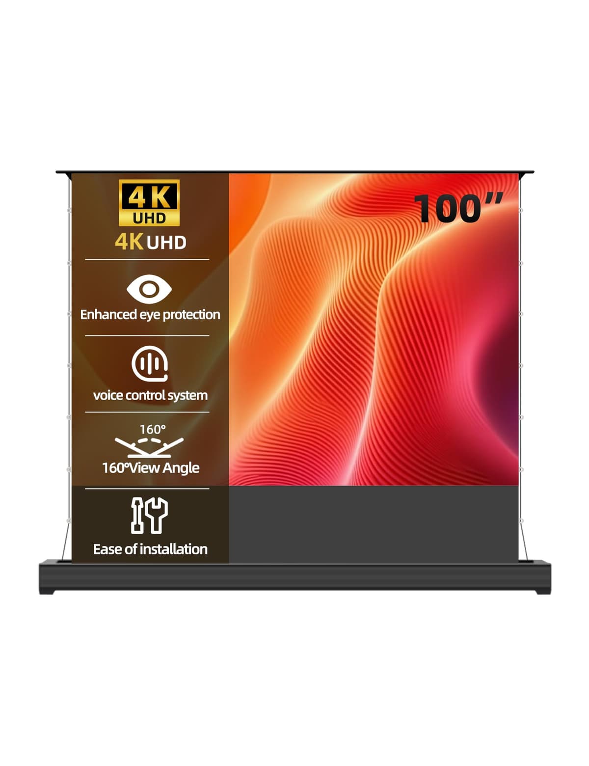 Acmejm Pantalla motorizada ALR 100" HBSI - Floor rising para proyectores UST 100 In/16:9