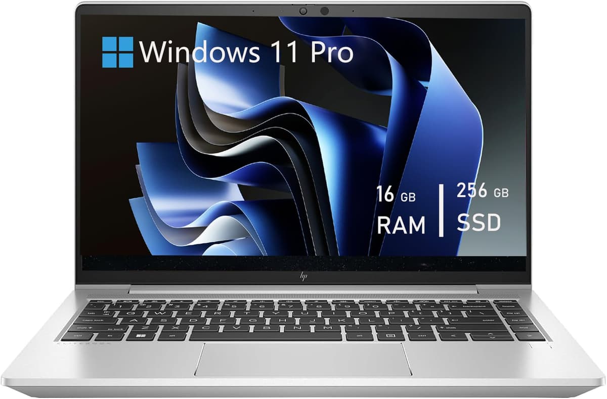 HP EliteBook 645 G9 Notebook 14" FHD, AMD Ryzen 5 PRO 5675U Hexa-core (6 núcleos), 16 GB RAM, 256 GB SSD, cámara, Bluetooth, Wi-Fi, Windows 11 Pro (Reacondicionado)