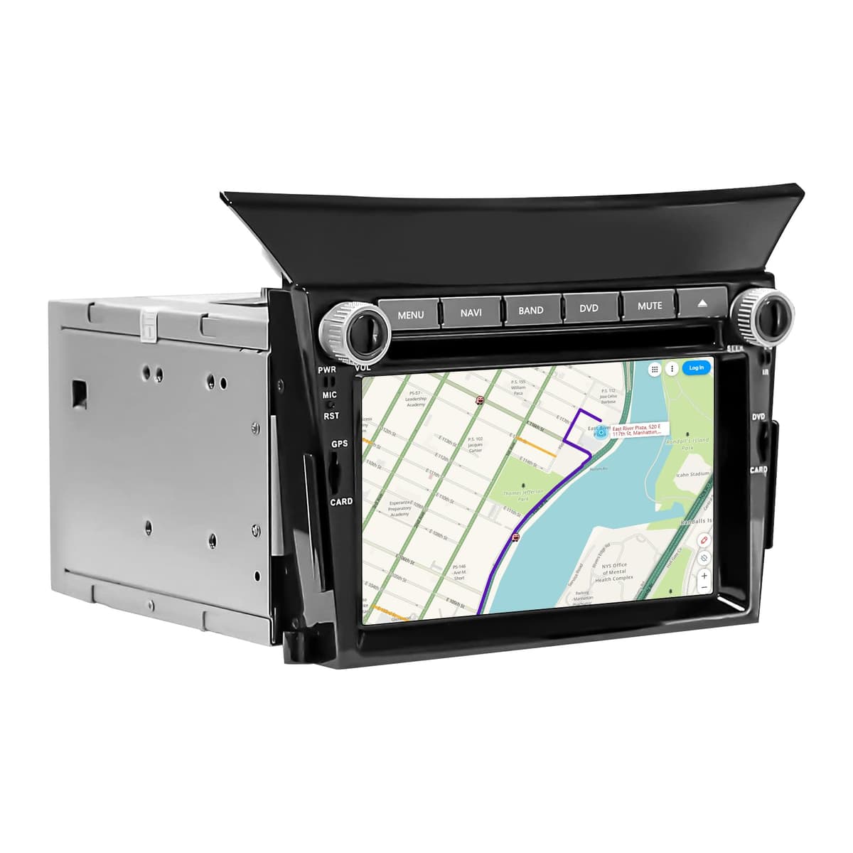 AAMHHM Estéreo Automotriz Double Din para Honda Pilot 2009-2013 Android 11.0 OS 6GB RAM+128GB ROM Pantalla Táctil 6.2" Navegación Integrada DVD/WiFi/GPS Compatible con 4G/Android Auto/CarPlay