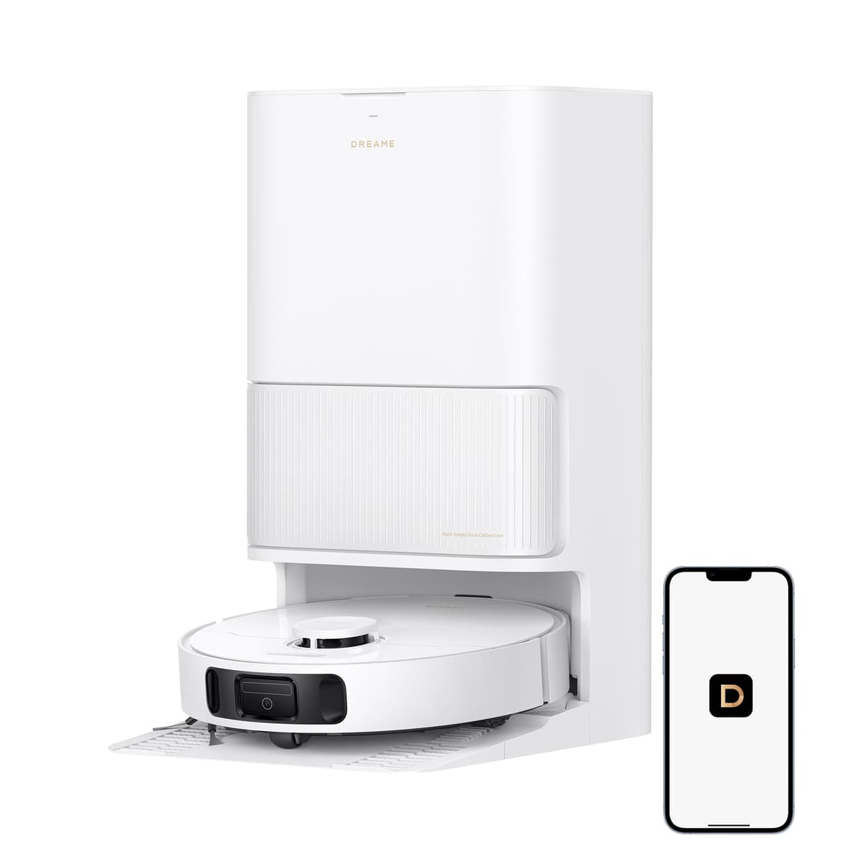 DREAME L40s Ultra CE Robot Aspirador y Fregasuelos con Base Auto-vaciado y 13, 000Pa de Succión RLD52SE