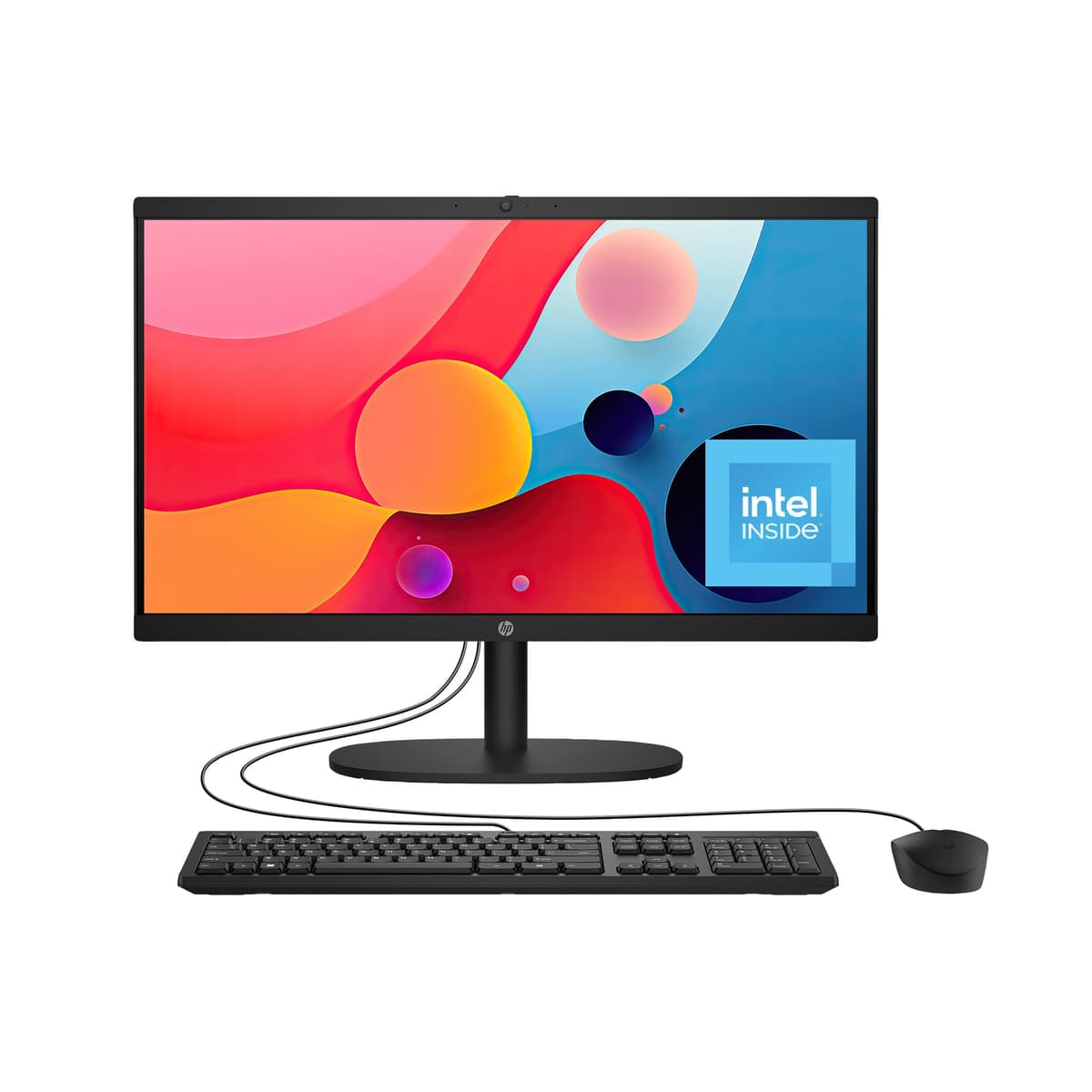 HP PC All-in-One 22 pulgadas, pantalla FHD, Intel N200, 8 GB RAM, 512 GB SSD, Intel UHD Graphics, Windows 11 Home, 22-dg0040 (2024) 9C9X4AA#ABA