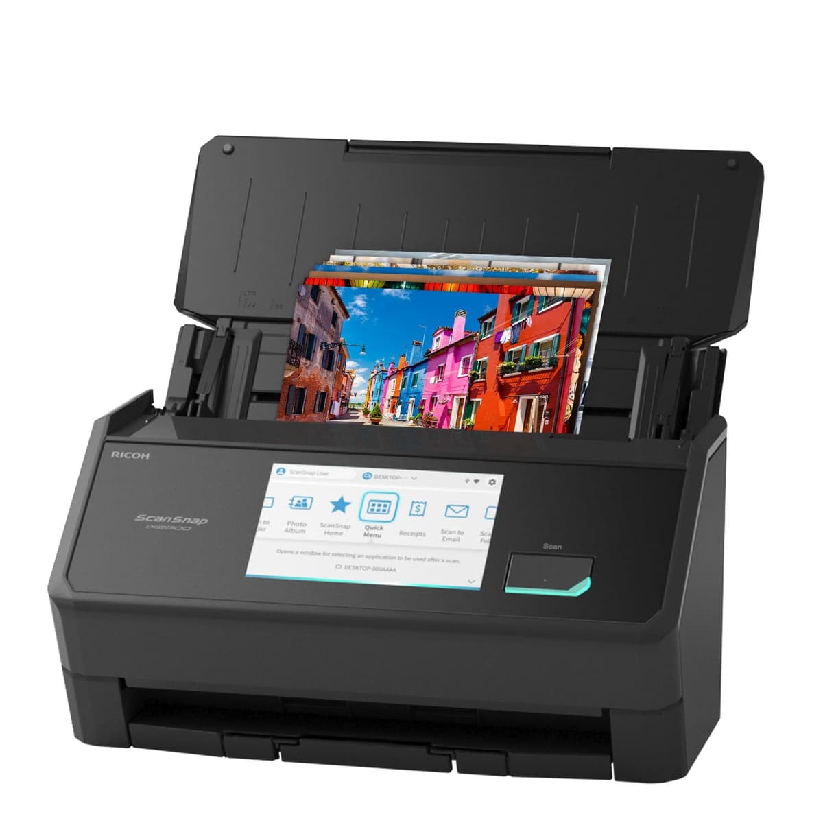 ScanSnap iX2500 Photo Edition Escáner de Fotos y Documentos con Pantalla 5" CG01000-399204