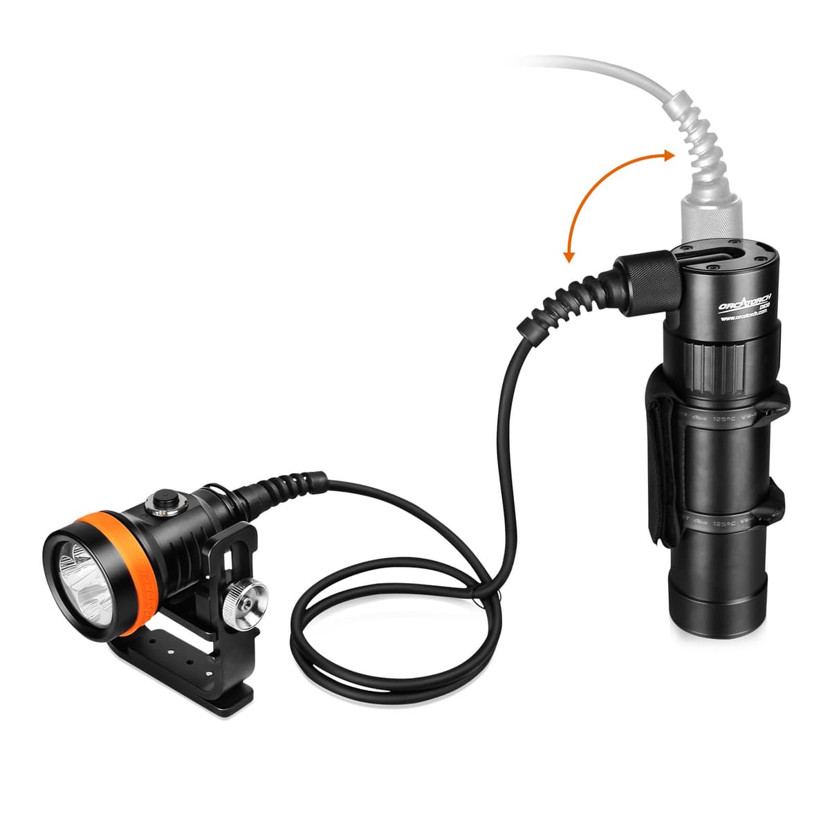 ORCATORCH D630 V2.0 - Linterna de buceo canister 4600 lúmenes D630-20191014