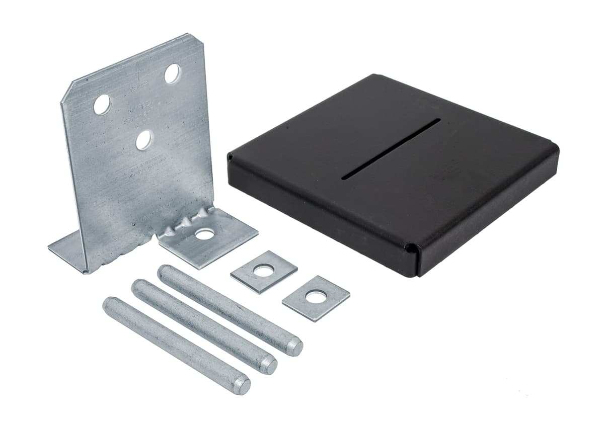 Simpson Strong-Tie CPT88Z soporte de poste oculto galvanizado ZMAX para 8x8 (paquete de 6) CPT88Z-6