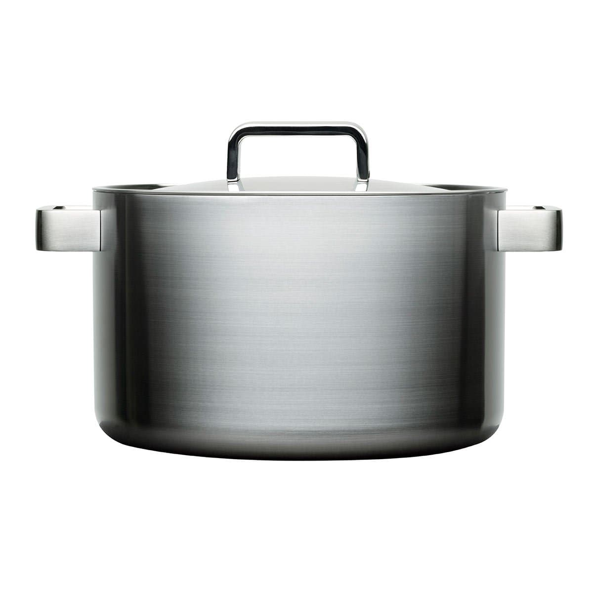 Iittala Dahlstrom Tools Casserole con tapa 8 Qt, Acero inoxidable cepillado 15062652