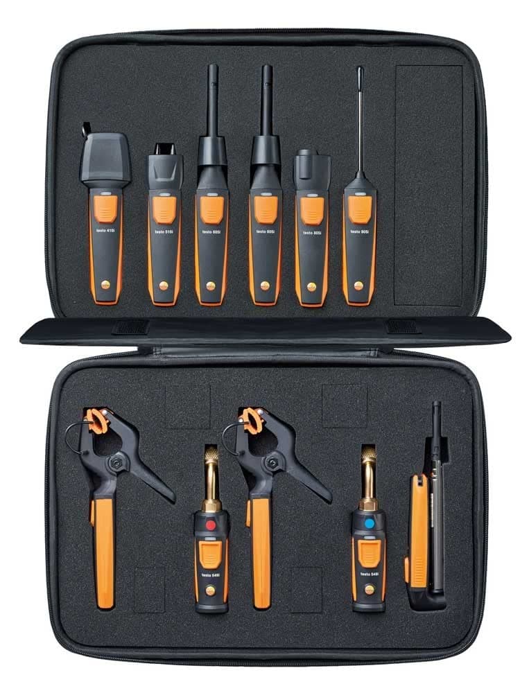 Testo Smart Probe HVAC/R Complete Kit (0563 0007) - Kit completo de sondas HVAC/R