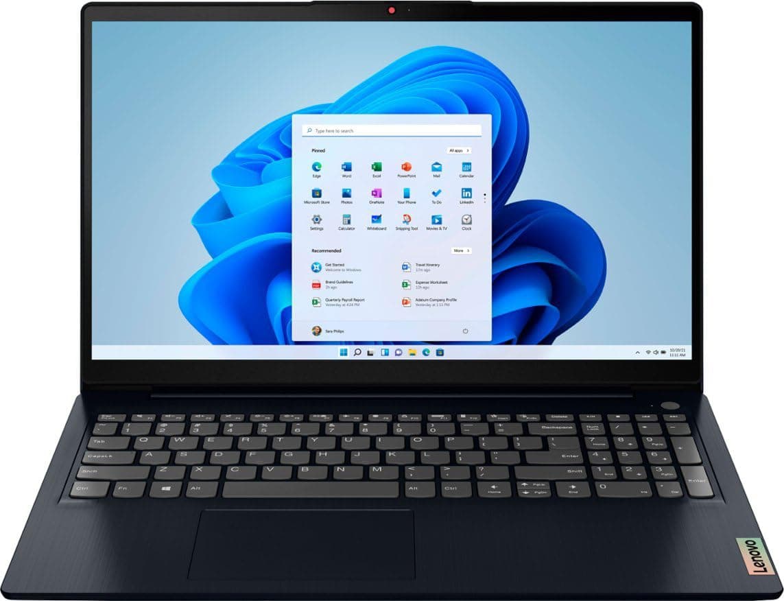 Lenovo IdeaPad 3i 15.6" FHD táctil para negocios y hogar, Intel Core i5-1155G7, 16GB DDR4, 512GB SSD, cámara web, Wi-Fi, HDMI, Bluetooth, Windows 11, Azul Abismo, con GaLiMu