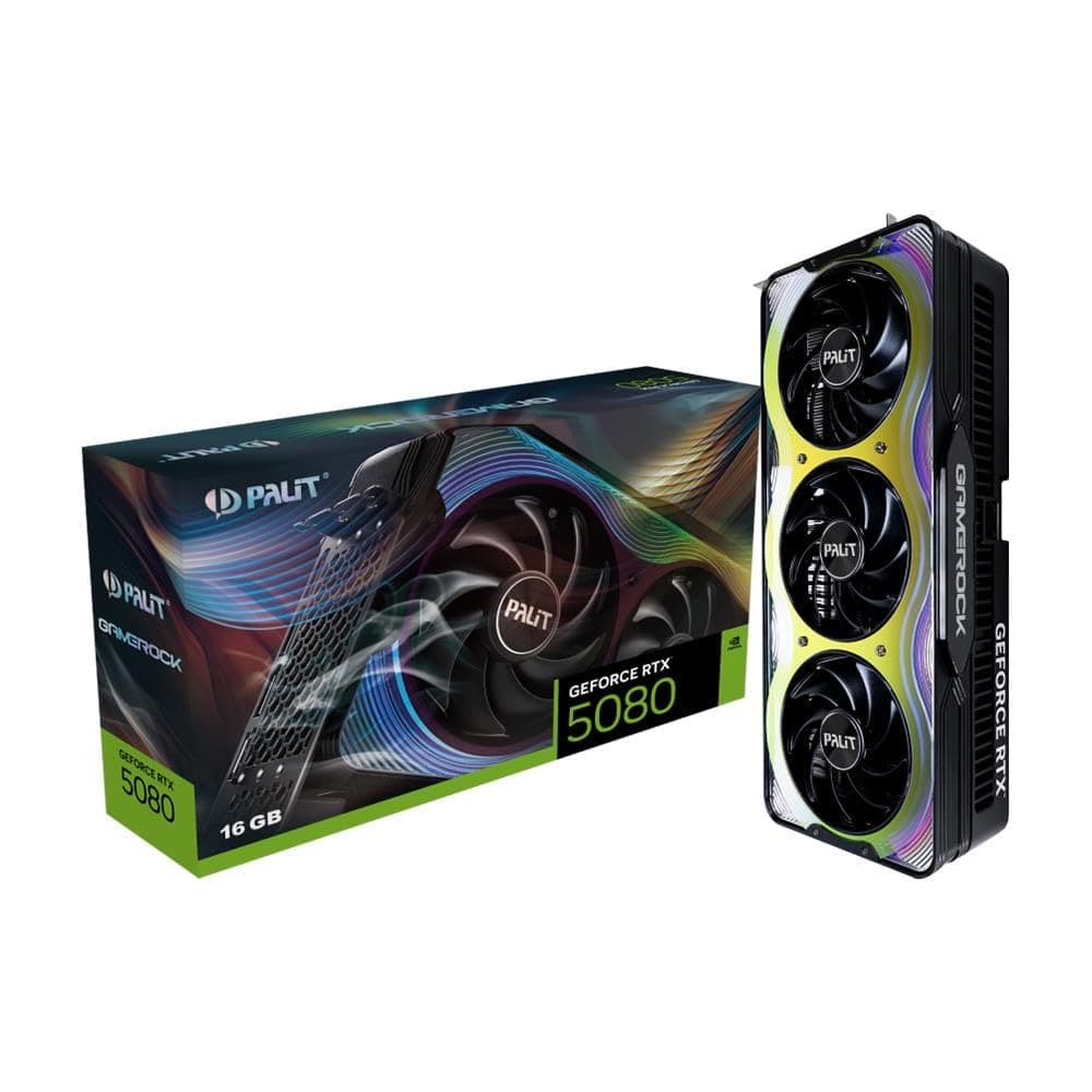 Palit GeForce RTX 5080 GAMEROCK 16GB NE75080019T2-GB2030G