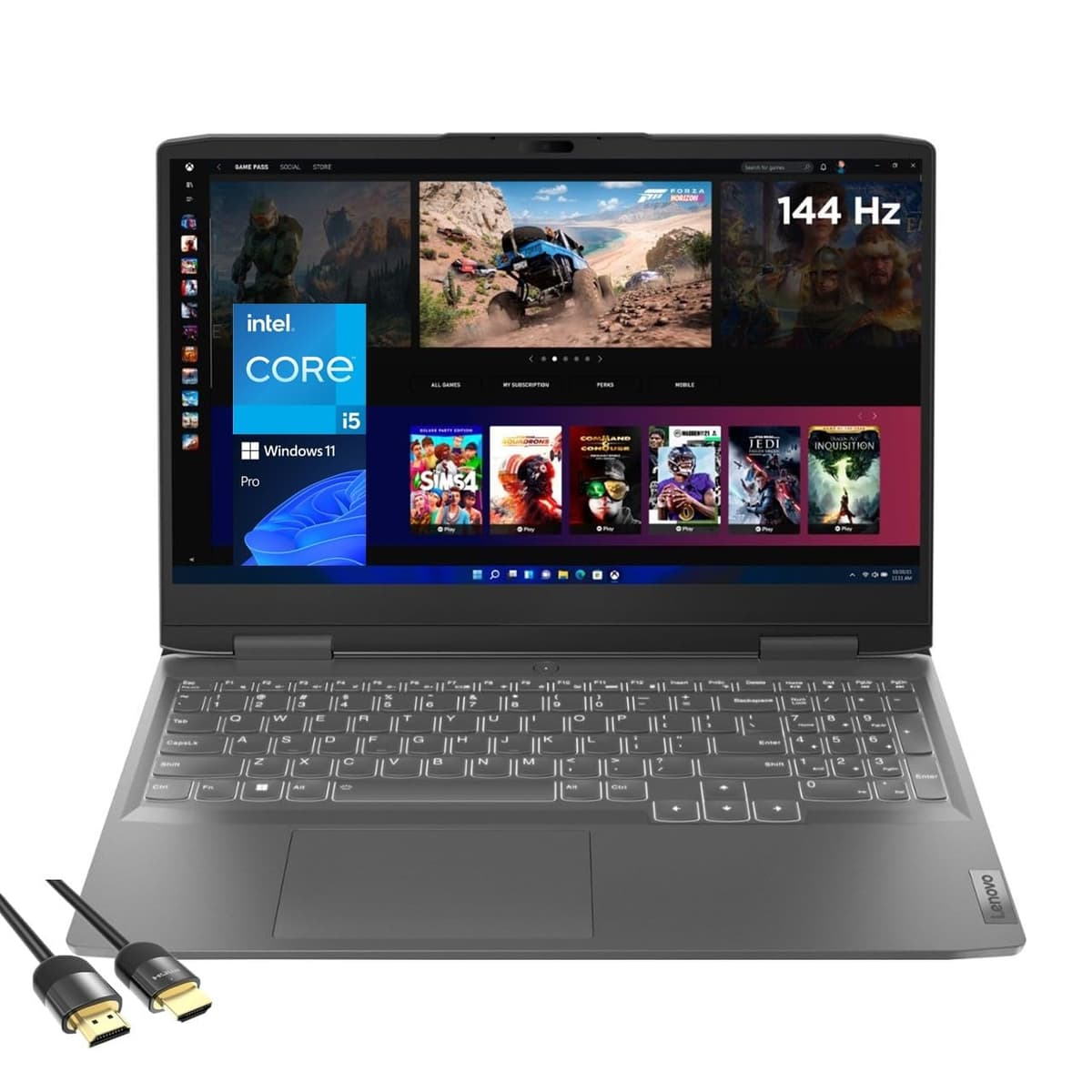 Lenovo LOQ Gaming Laptop 15.6" FHD 144Hz - Intel i5-13420H, RTX 3050, 32GB, 2TB, Windows 11 Pro 82XV